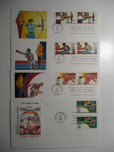 STAMPMART : GERMANY 1968 MI#561-565 MEXICO OLYMPIC GAMES 2 FIRST DAY COVER