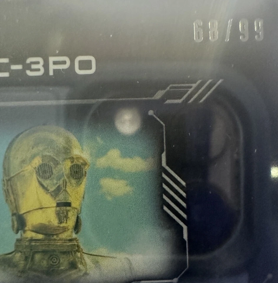 2016 Topps Star Wars Masterwork C-3PO (Silver Metallic Parallel) #’d /99 Card 11 - Image 3 of 3