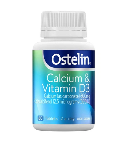 Ostelin Calcium & Vitamin D3 Support Bone Health and Immune Function 60 Tablets