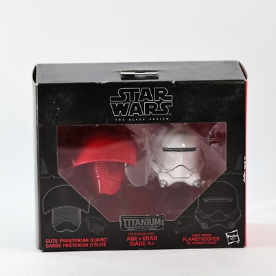 Star Wars Black Series Titanium Series Helmets Praetorian & Flametrooper C1542