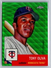 TONY OLIVA 2022 Topps Platinum Anniversary Green Wave /99 Minnesota Twins #241