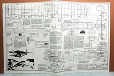 CURTISS SWIFT BALSA FREE FLIGHT MODEL AIRPLANE PLANS 13" WINGSPAN