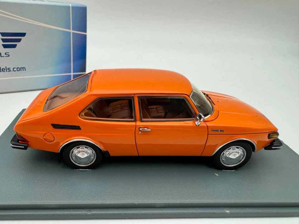 Orange Saab 99 Combi Coupe 1975 Neo 1/43 #106 - Image 4 of 4