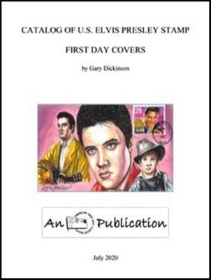 Catalog of US Elvis Presley Stamps by by Gary Dickinson 3 Hole AFDCS with Binder