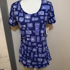 Lularoe Classic T Small Short Sleeve Women Shirt with Camera's on it Made in USA
