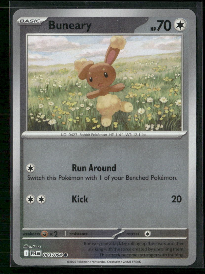 Buneary ME02: Phantasmal Flames 083/094 Reverse Holo NM