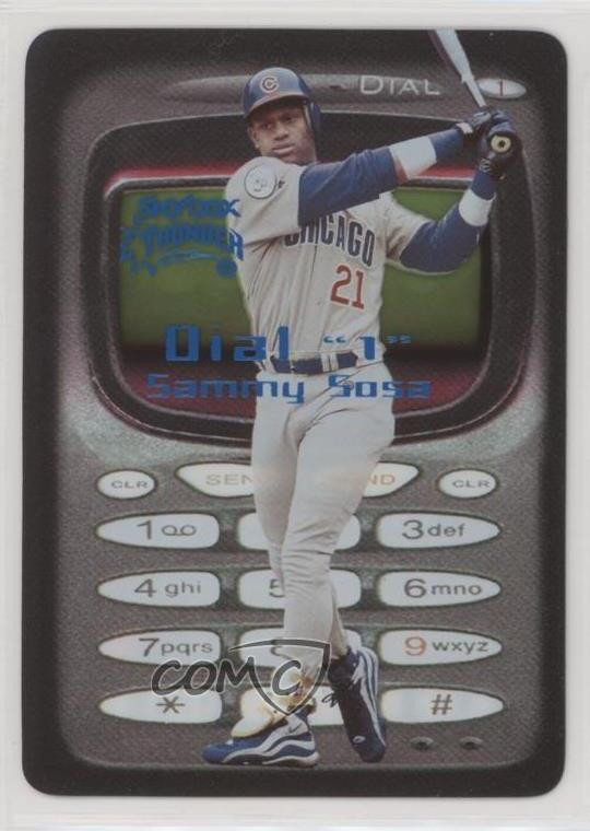 1999 Skybox Thunder Dial 1 Sammy Sosa #9[D] 0y5