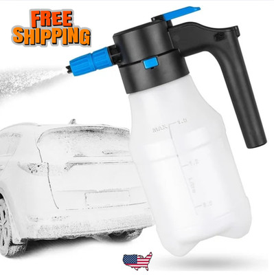 1.5L Electric Car Foam Sprayer, Foam Sprayer for Car Wash with USB Rechargeable