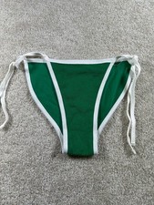 American Apparel Swimwear Women's Kelly Green Medium Cotton Bikini Bottom