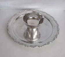 Oneida Royal Provincial Chip And Dip Set Vintage Silver Plated