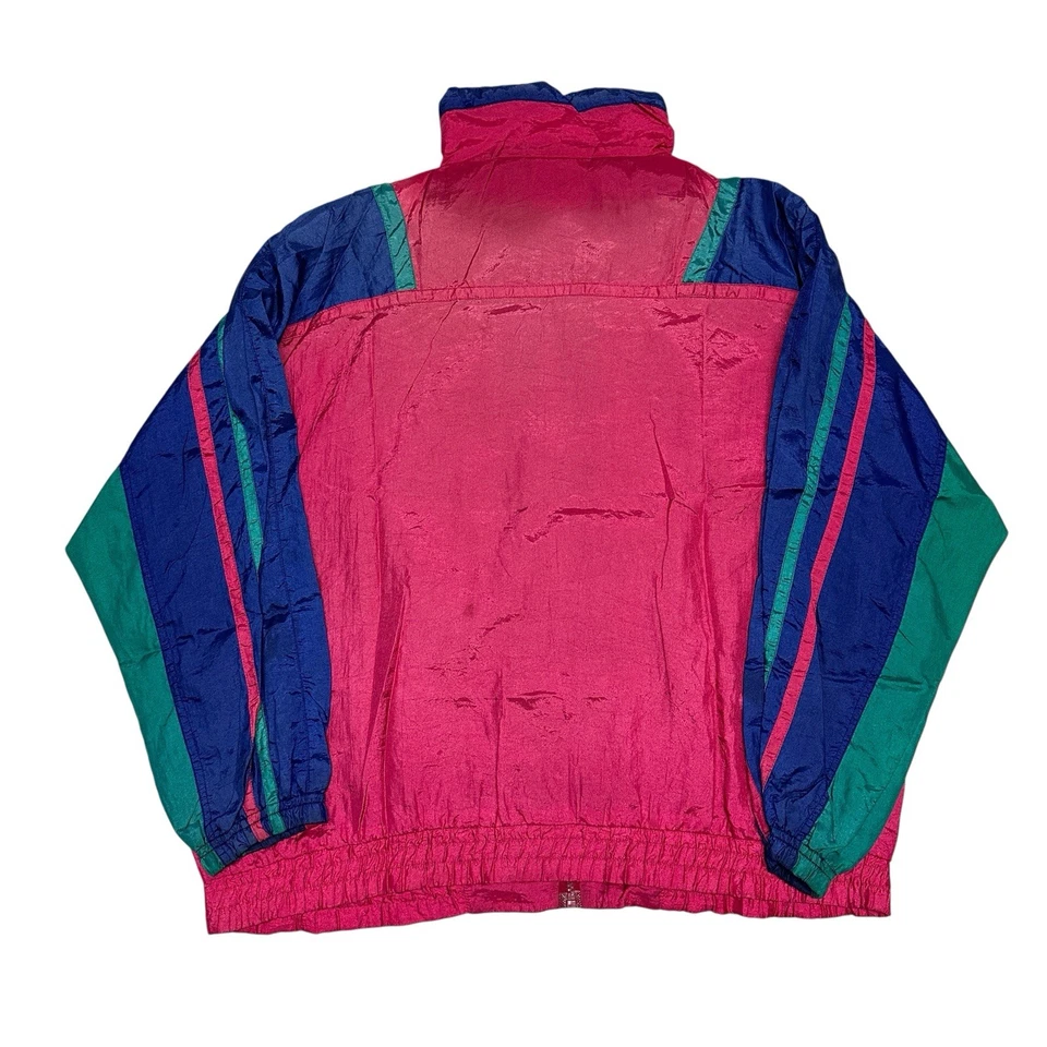 Chaqueta colorida retro neón estilo esquí años 90 vintage talla grande para hombre’s Foto 2 de 4