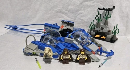 Vintage Lego Star Wars Set #7161 Gungan Sub Complete No Box Or Manual