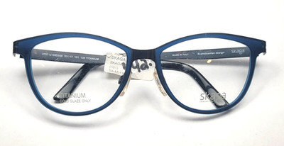 SKAGA 2537-U GIESSE 101 BLUE UNISEX PANTOS FULL RIM EYEGLASSES FRAME 53-17-135