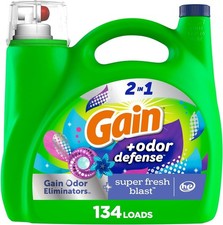 Odor Defense Liquid Laundry Detergent Super Fresh Blast Scent 194 fl oz 134 0.14 per gallon