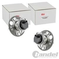 2X NTY Radnabe Hinten Beidseitig Passend FÜR Toyota Auris Corolla