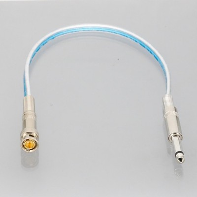 6.35mm 1/4 TS mono male to BNC Plug HD-SDI AV Speaker mixer audio cable 1~16FT