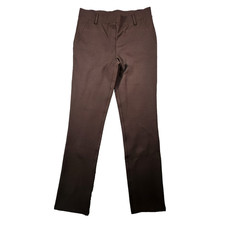 Quince Ultra Stretch Ponte Straight Leg Pants Womens XS Brown Career Business