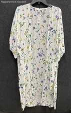 Loft Women's NWT White Floral Open Front Kimono Cardigan Sz XS