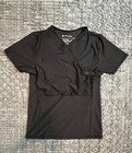 Nesting Days Men’s Black Short Sleeve V Neck Newborn Baby Carrier Shirt Sz Large — photo 1