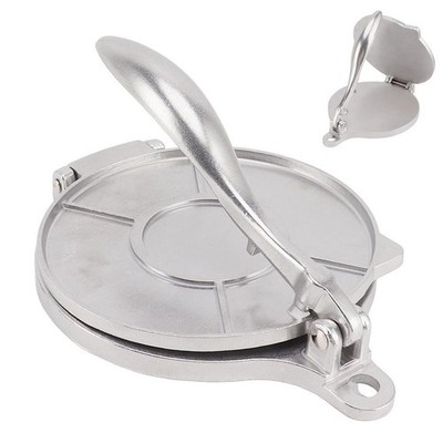 16 cm Aluminium Teigpresse für hausgemachte Tortillas Pizzaböden und Handkuche