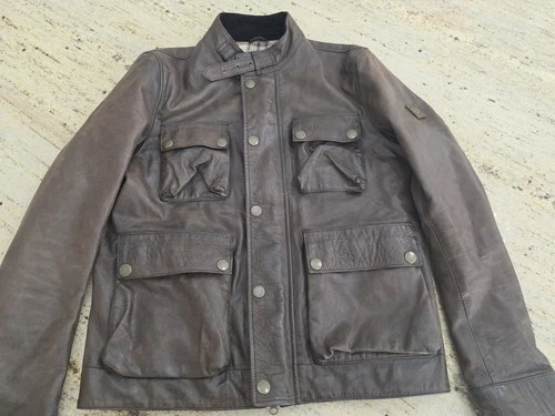 New Condition Belstaff Brad Gold Label (L) Motorcycle Leather Jacket - 2011 era - product listing photo