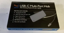SMK Link VP6920 USB-C Hub Multi-Port Hub with HDMI/RJ-45/USB 3.0 Ports "K4D"