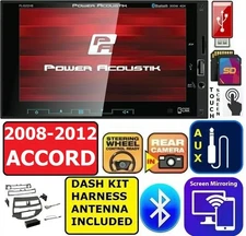 02-08 HONDA ACCORD POWER ACOUSTIK CAR RADIO STEREO, KIT/HARNESS INSTALLATION PKG