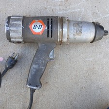 Vintage Black and Decker Heavy Duty 1/2" Square Drive Impact Wrench