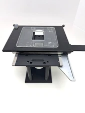 ZEISS Microscope Large Format square 12"x9.5" mechanical Stage READ Description