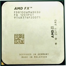 AMD FX-8100 Socket AM3 CPU Processor 3.1GHz 8C 8M 95W