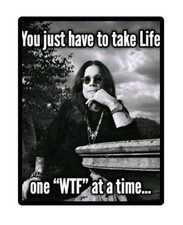 Ozzy Osbourne Sticker Die Cut Laminated