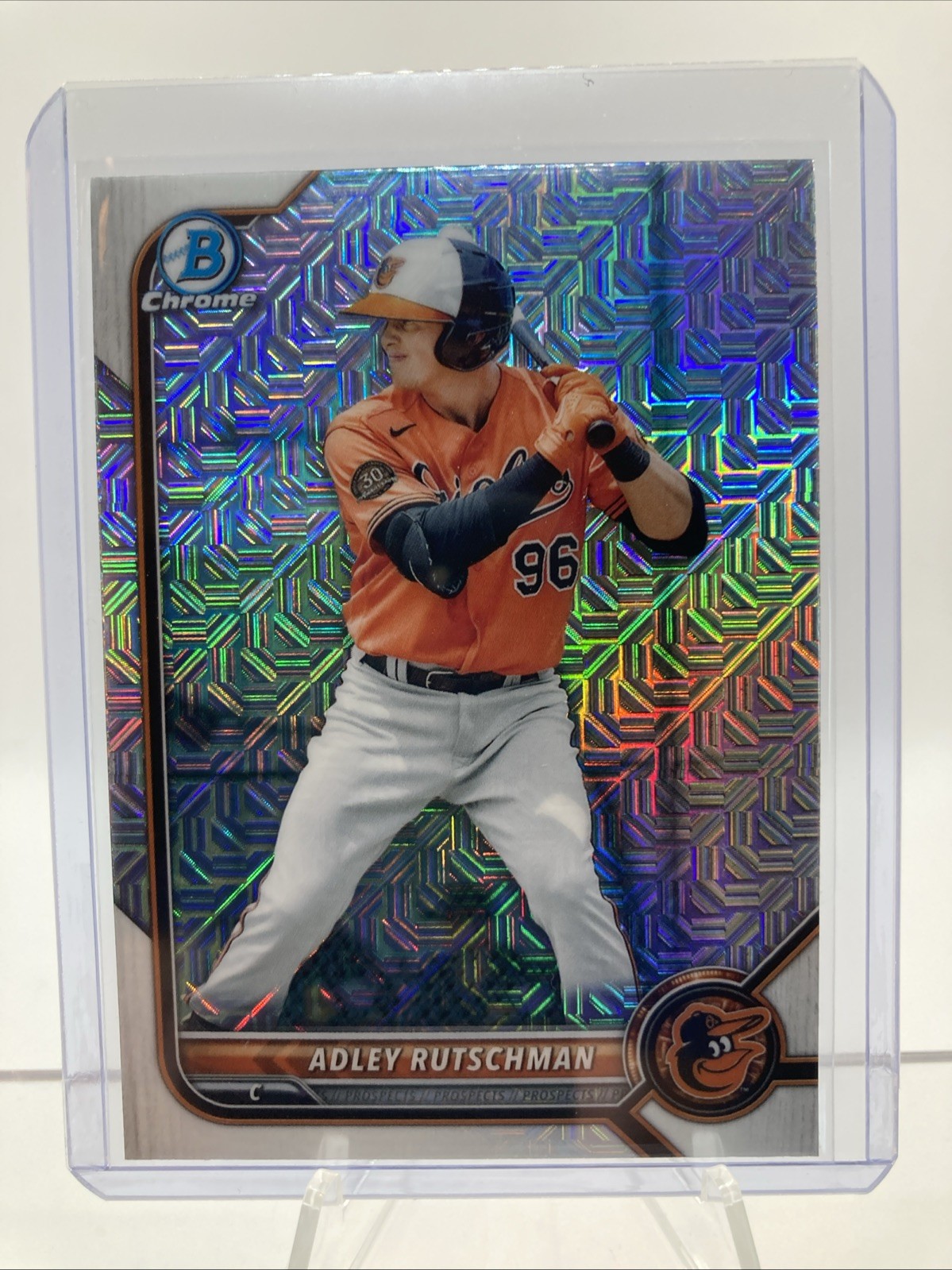 2022 Bowman - Chrome Prospects Adley Rutschman #BCP-29 Mojo Refractor (RC)