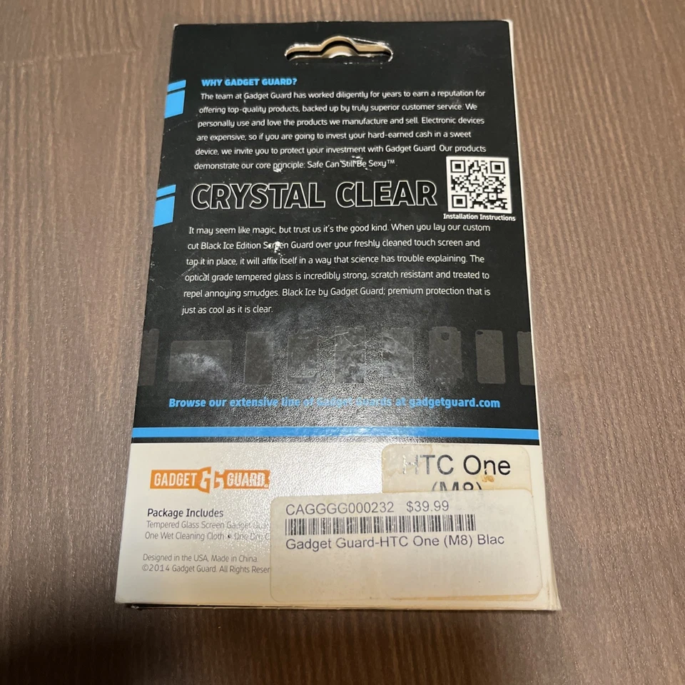 Gadget Guard Black Ice Tempered Glass Screen Protector for htc one m8 - Image 3 of 3