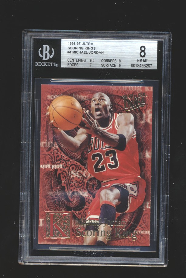 1996-97 Ultra Scoring Kings Michael Jordan #4 BGS 8