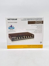 Netgear GS308 8-Port Gigabit Ethernet Unmanaged Switch New Sealed