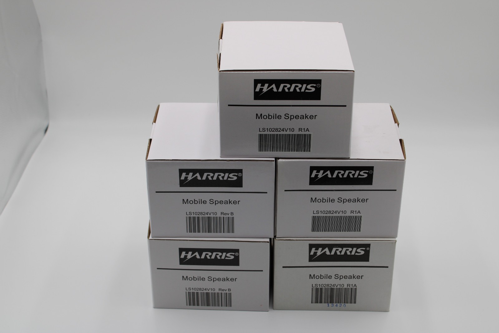 NEW - Lot of 10 Harris LS102824V10 2-Way Radio Mobile Speaker Kit