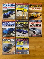 Lot Of 8 Corvette Magazine 2009 Twin Turbo Z51 Z06 Grand Sport Katech Zr1 C5 Lot Of 8 Corvette Magazine 2009 Twin Turbo Z51 Z06 Grand Sport Katech Zr1 C5