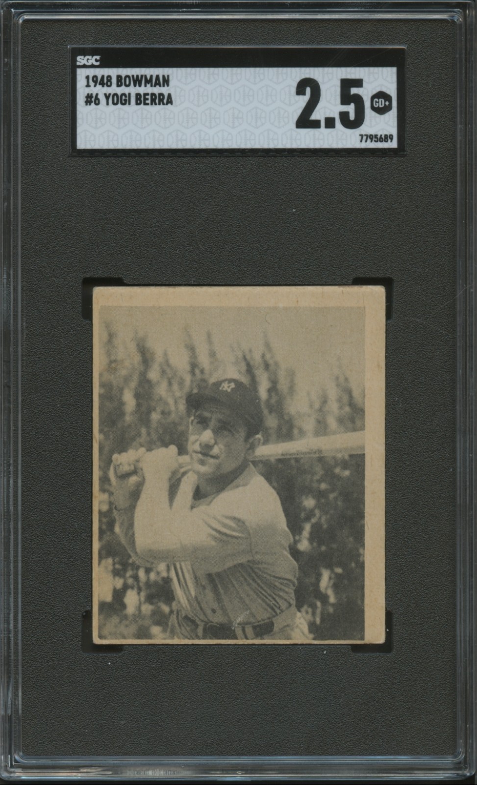 1948 Bowman #6 Yogi Berra ROOKIE SGC 2.5