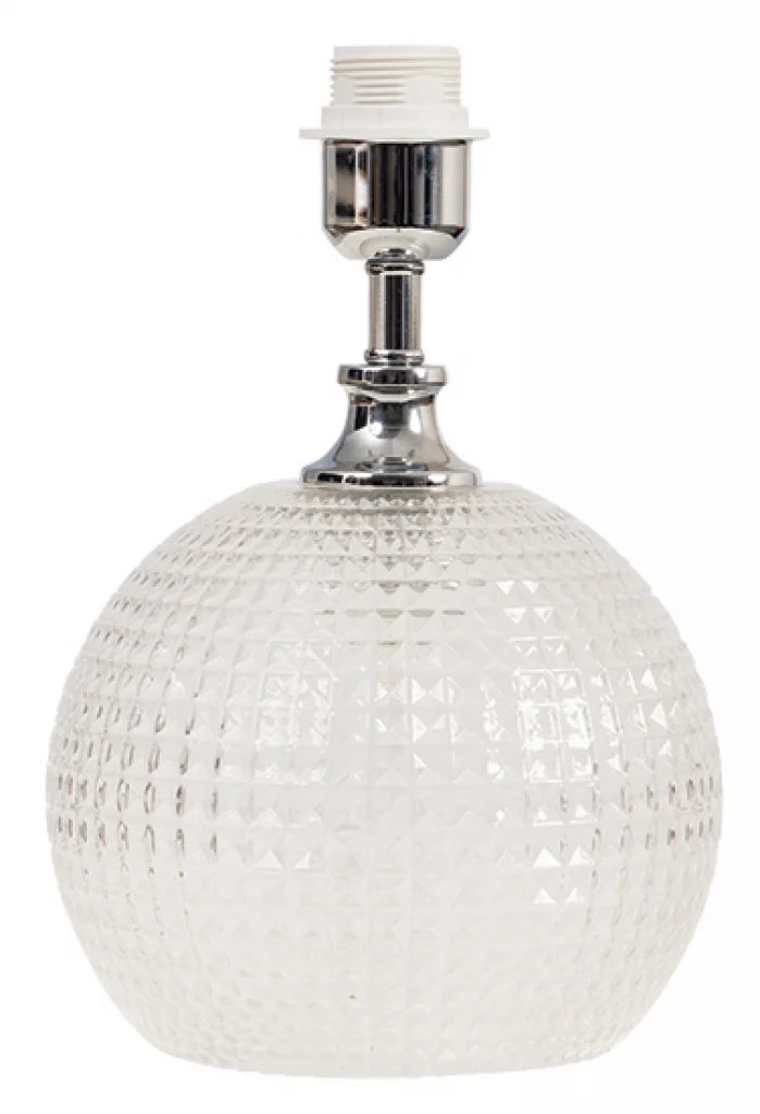 Lamp Base Clear Granby Glass Table Light Small Oaks Lighting TL 4486 S CL