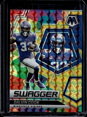 2022 Panini Mosaic Football Gold Dalvin Cook #SW-9 PSA 10