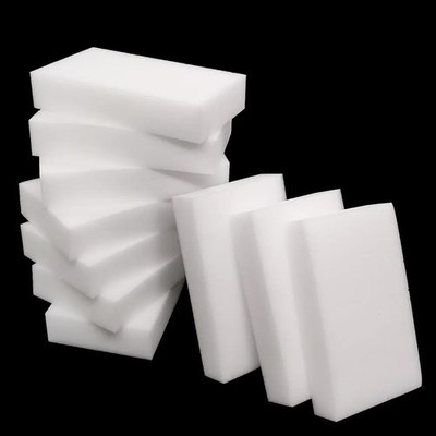50 Pack Magic Sponge Eraser Melamine Foam Cleaner Multi Surface Cleaning Pad Bul