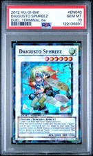 2012 YU-GI-OH! DUEL TERMINAL 6A #EN040 DAIGUSTO SPHREEZ PSA 10