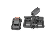 Worx WA3875 20V Max Lithium Ion 3.0Ah Battery Pack & Dual Charger Set