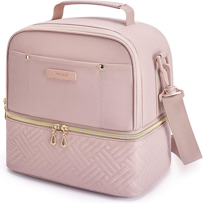 TOURIT Lunch Bag Women Double Deck Lunch Box Insulated Lunch Cooler for Women Me