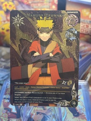 Naruto CCG Naruto Uzumaki Sage Mode Super Rare Foil Card #73/1395
