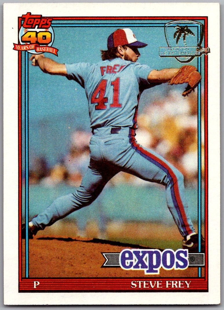 1991 Topps - Steve Frey #462 Operation Desert Shield