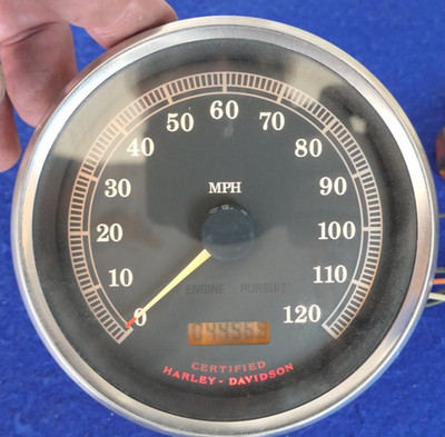 Genuine Harley Road King Softail Dyna 5'' Speedometer Speedo 1999-2003 4456 Miles