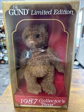 Vtg 1986 Gund Limited Edition Collector  s Bear In Box