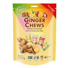 Assorted Flavors Ginger Chews- 8oz - Ginger C...