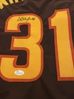 Autographed/Signed DAVE WINFIELD San Diego Brown Baseball Jersey JSA COA Auto